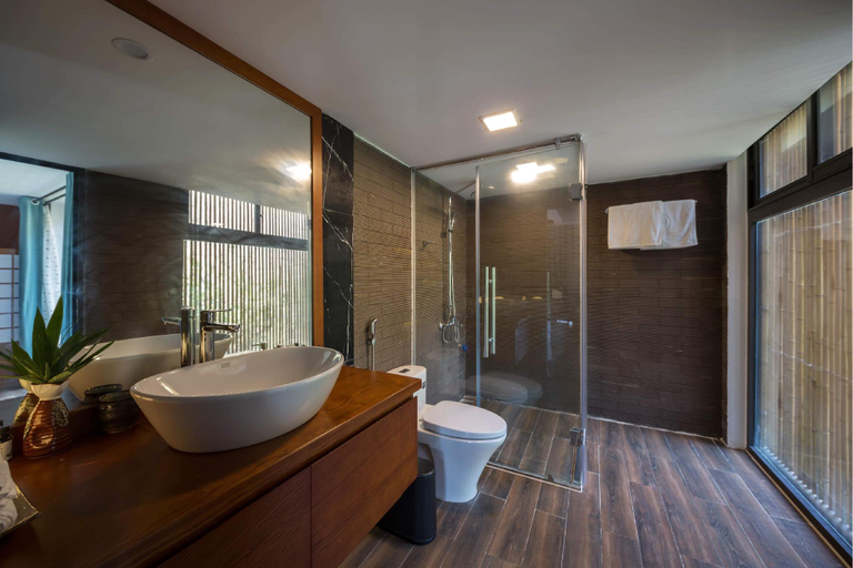 Bathroom, Onsen Villas, Kỳ Sơn