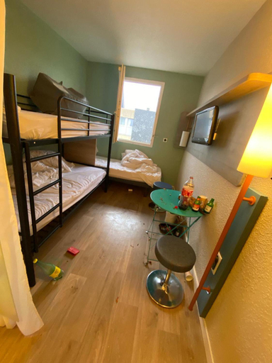 Bedroom 4, Ibis Budget Saint Brieuc Yffiniac, Côtes-d'Armor