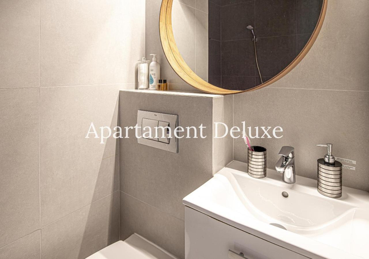 Bathroom 5, Jacuzzi Glass-House Apartments-NEW, Kraków City