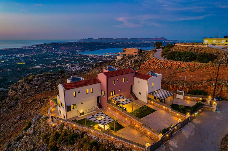 Exterior & Views 1, Villa Mari Chania, with private ecologic pool and amazing view!, Crete