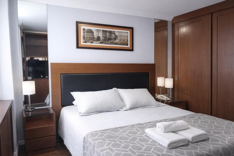 Bedroom 2, Flat com piscina no Jardim Paulista a 300m da Av Paulista e metro, São Paulo