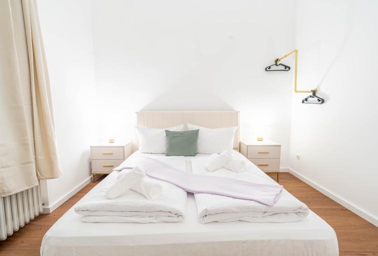 Bedroom 2, Apartment nahe Altstadt | Kuche & Waschmaschine, Koblenz