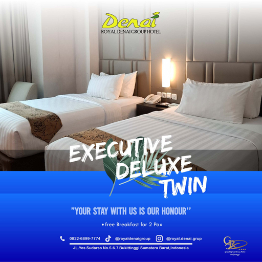 Grand Royal Denai Hotel Syariah Room Type - Executive Deluxe Twin