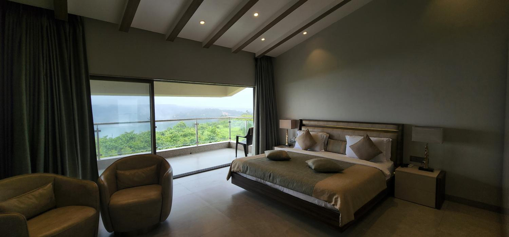 Bed, Elsewhere Villa by Hill Staytion, Satara