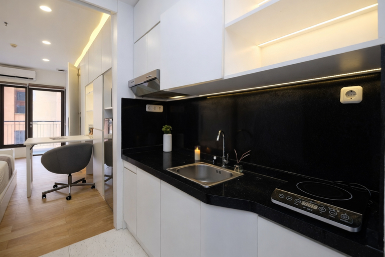 Others 2, Tranquil Studio at Tamansari Semanggi Apartment By Travelio, Jakarta Selatan