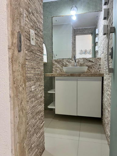 Bathroom 3, Apartamentos Hotel Marinas, Tamandaré