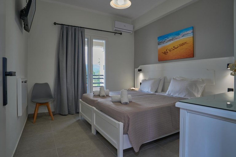 Bedroom 3, Fiona Apartments Roda Corfu, Ionian Islands
