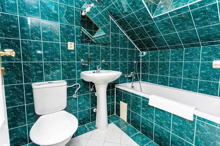 Bathroom 3, Mini hotel Na konci, Teplice