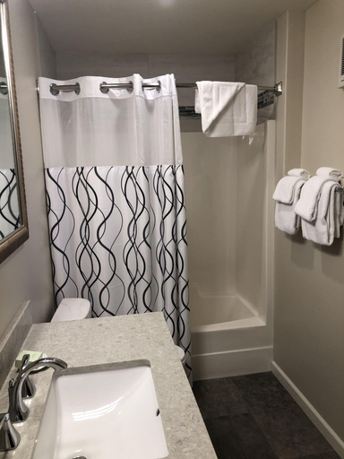 Bathroom 5, Moonlight Beach Motel, San Diego