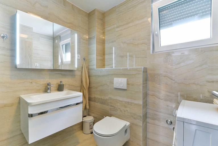 Bathroom 3, NEW 2020! Villa FUTURA with magnificant seaview, Jasenice