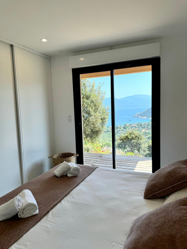 Bedroom 3, Somptueuse villa d’architecte avec vue mer, Corse-du-Sud