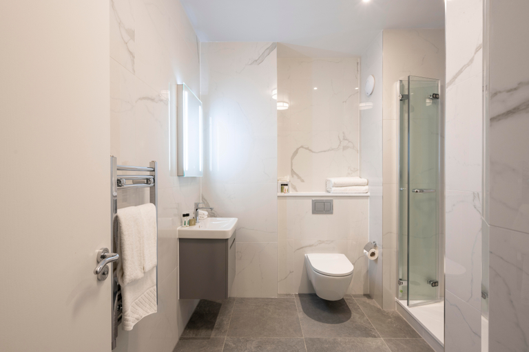 Bathroom 5, Tower Residences by Blue Orchid, London