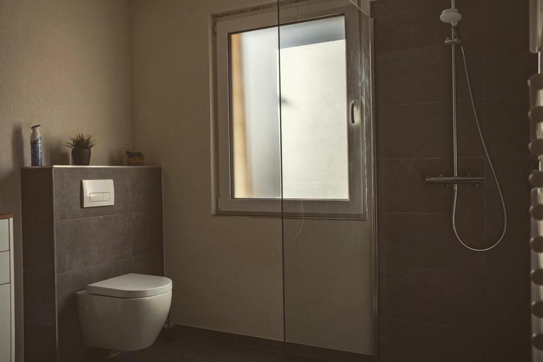 Shower 3, Ringtoys Rooms mit einem Gemeinschaftsbad One bathroom to share with four rooms, Vulkaneifel