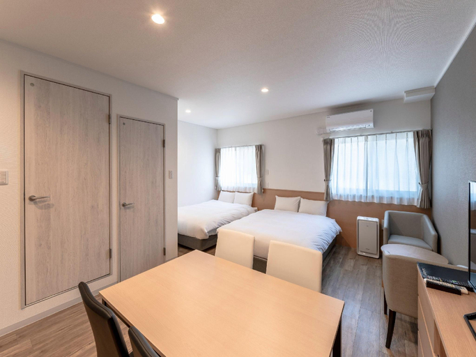 Bedroom 2, HOTEL R9 The Yard Honjo, Kamikawa
