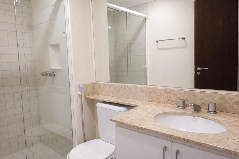 Bathroom 3, Flat com piscina no Jardim Paulista a 300m da Av Paulista e metro, São Paulo