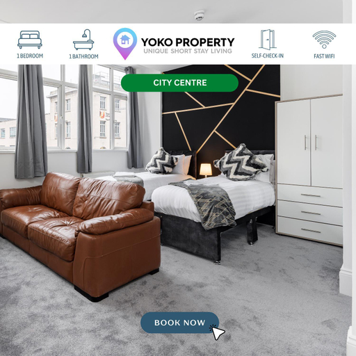 Others 4, Studio 4 - City Centre - Fast Wifi and Smart TV, Middlesbrough