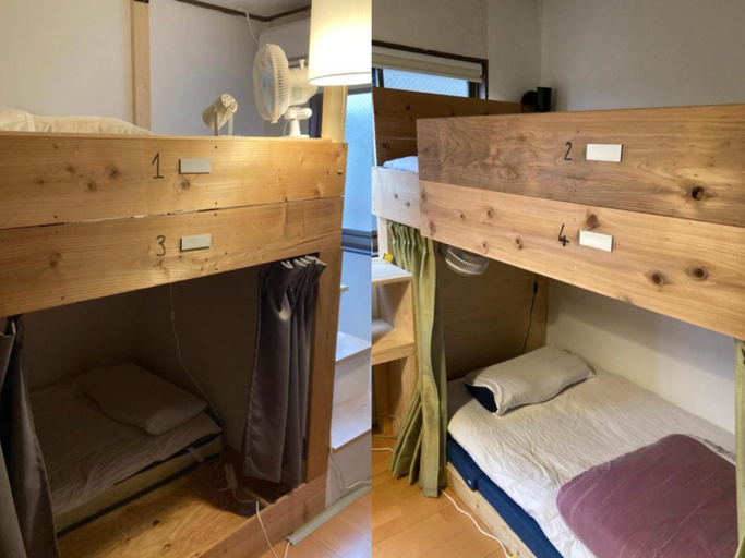 Bedroom, Hostel Blue Door ホステル ブルードア, Nagoya