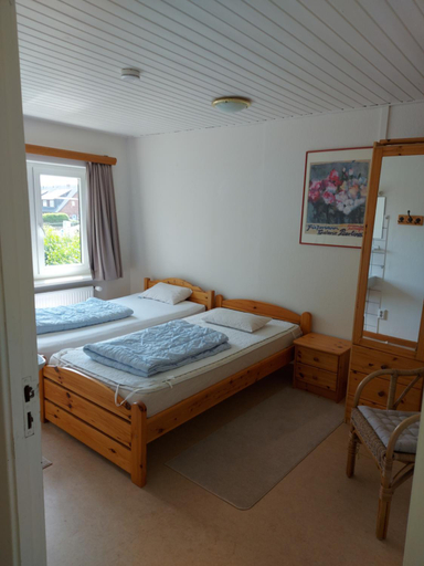 Bedroom, Haus Klaarstrand, Nordfriesland