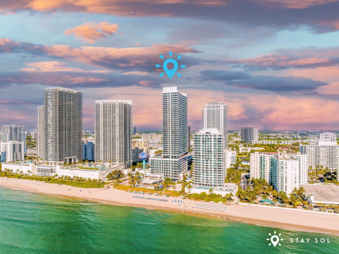 Exterior & Views 1, Insane Ocean View Balcony - Beachfront Condo+ Pool, Broward