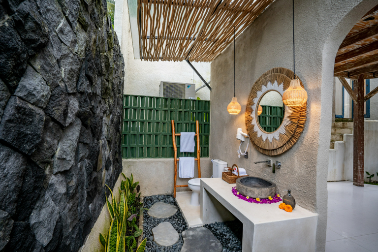 Bathroom 4, Moonlit Jungle Wooden Villa with Jungle View, Gianyar