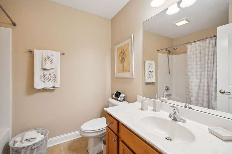 Bathroom 2, Charming Family Retreat With Spacious Yard 3 Bedroom Home, Pasquotank