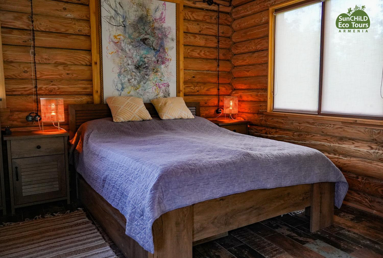 Bedroom, Wooden House in WildLife Refuge