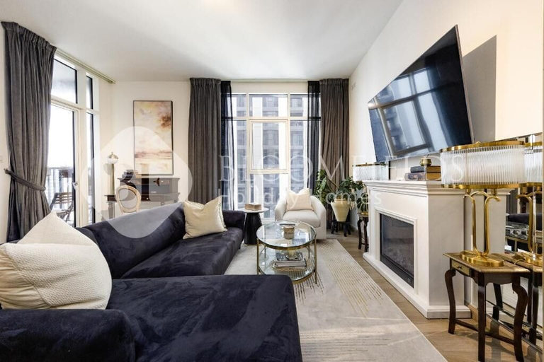 Living area, Bloomfields Stylish 1BR The Bridges, Abu Dhabi City