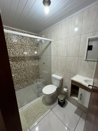 Bathroom 3, Pousada Avenida, Tibaji