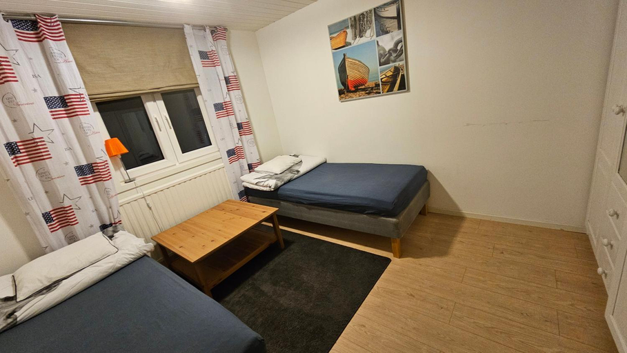 Bedroom 2, Fiskecamp Rusksele, Lycksele