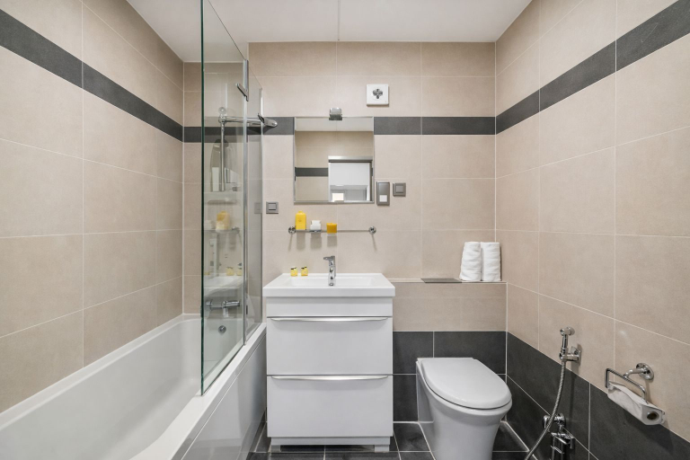 Bathroom, The Sherborne Residences, London
