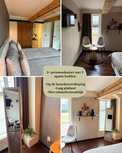 Bedroom 2, B&B Het Molenhuisje Winschoten - met woonkamer & keuken, Winschoten