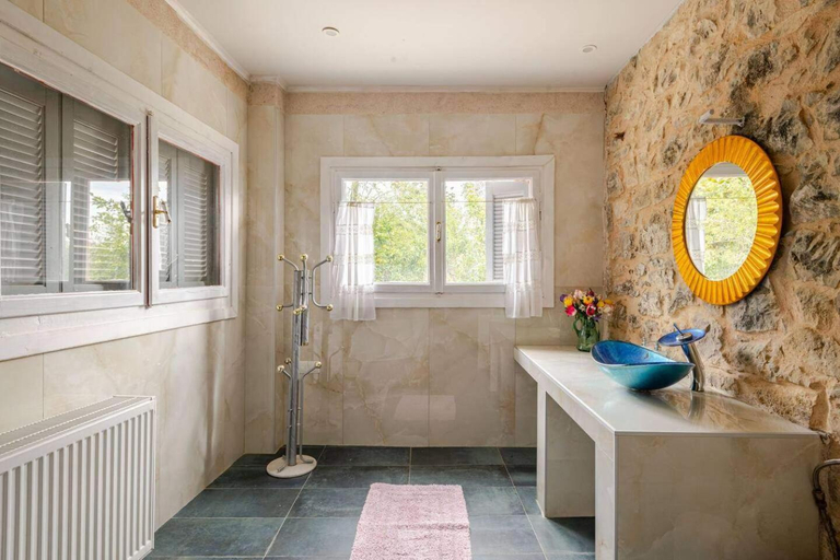 Bathroom 3, Serenity Villa Retreat in Pidasos, Peloponnese