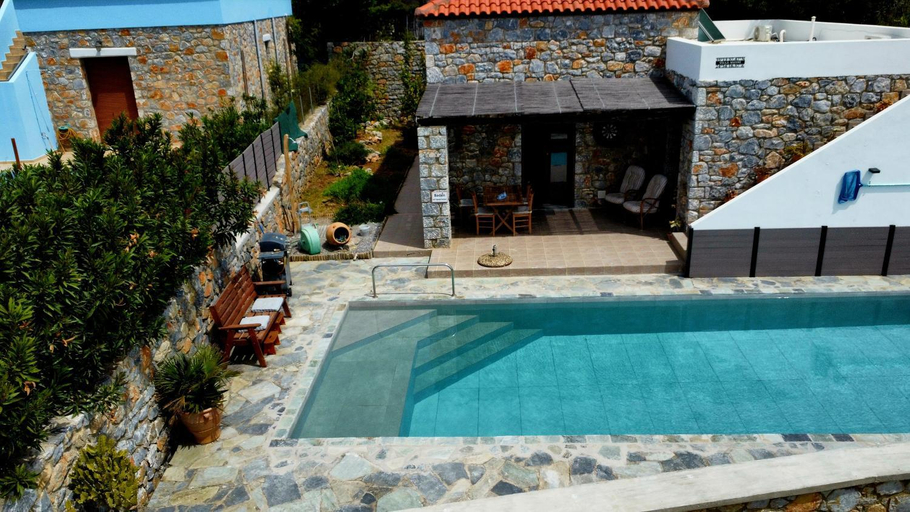 Sport & Beauty 2, Villa Mavri Ruhige private Pool Villa, Meerblick, Crete