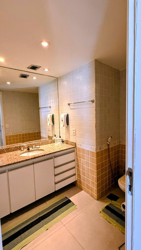 Bathroom, Unidade Autonoma 609 em Villa Del Sol, Rio de Janeiro