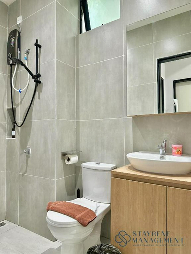 Bathroom 5, Space Residency Near KSL Mall JB by Stayrene, Johor Bahru