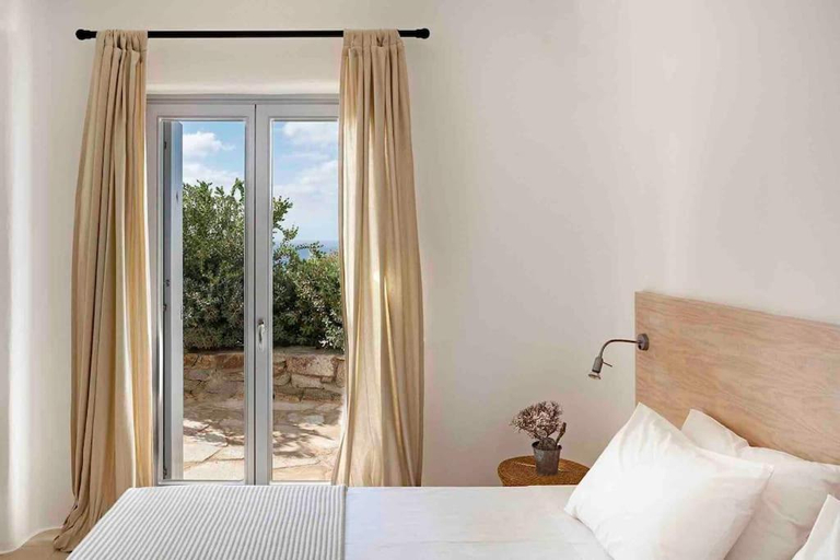 Bedroom 2, Elegant Seaside Villa, great views, infinity pool, Lia, Mykonos, South Aegean