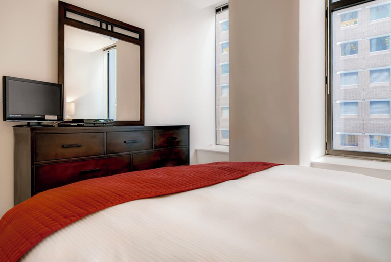 Bedroom 2, Global Luxury Suites at Hanover Square, New York