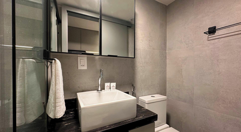 Bathroom 2, Hit Cabo Branco III - LikeHome, João Pessoa
