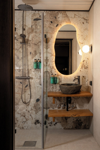 Bathroom 3, Northern Lights Village Ivalo, Lapland