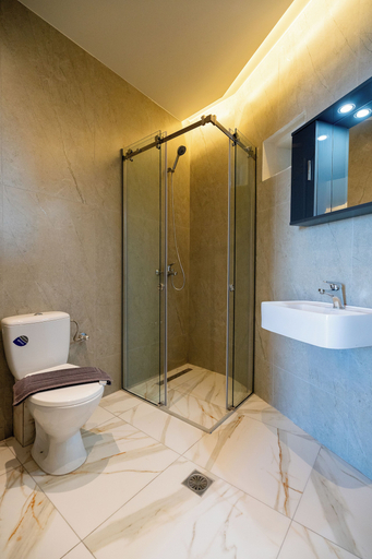Bathroom 5, Aeli Vista Apartments, Central Macedonia