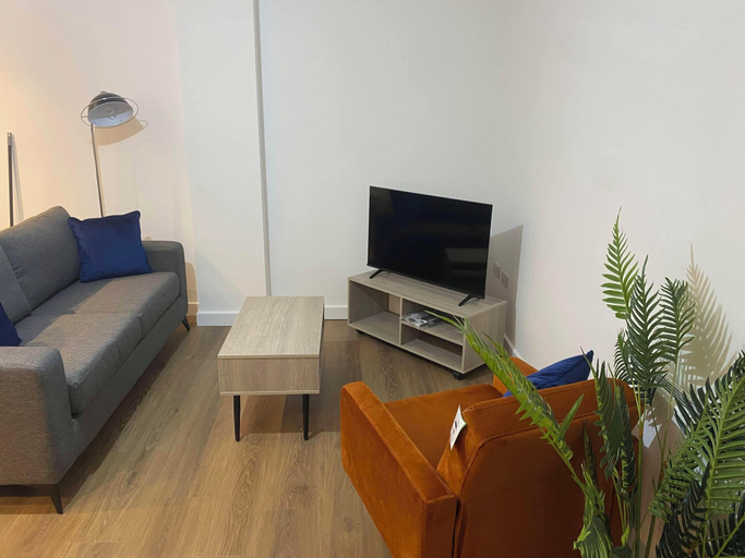 Living area, The Square Apartments Flat 4, Swindon