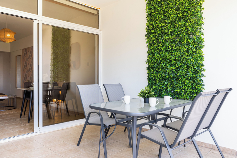 Balcony, Yellow Canvas 2-BR & Balcony in Larnaca, Larnaca