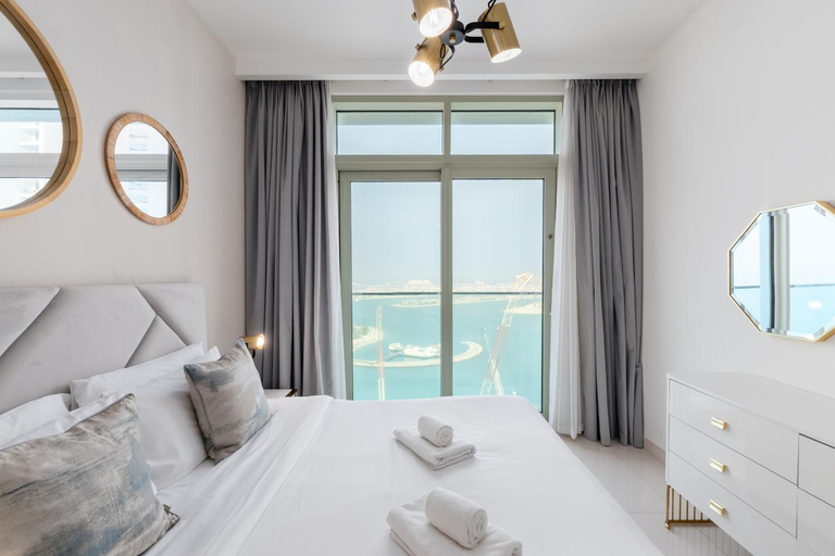 Bedroom 2, Sunrise Bay, Emaar Beachfront Dubai Harbour - Mint Stay, Dubai
