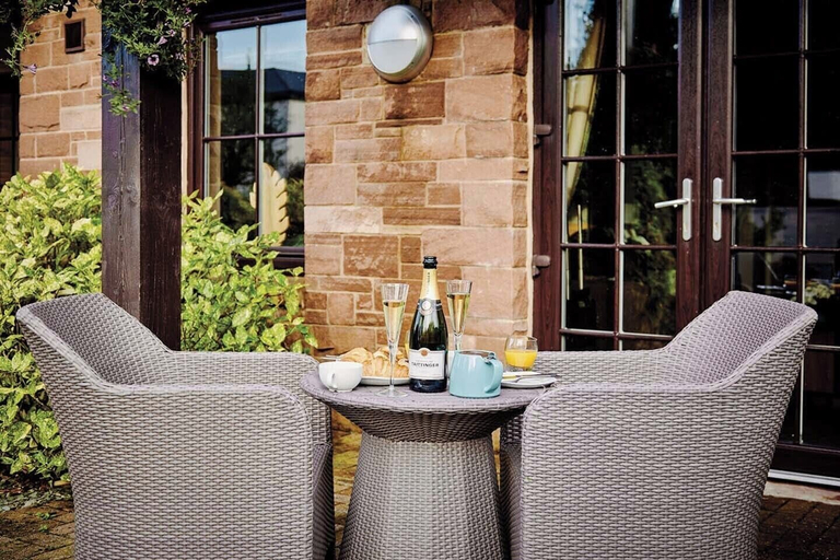 Outdoor dining, Landal Whitbarrow, Cumbria