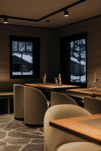 Dining, Northern Lights Village Ivalo, Lapland