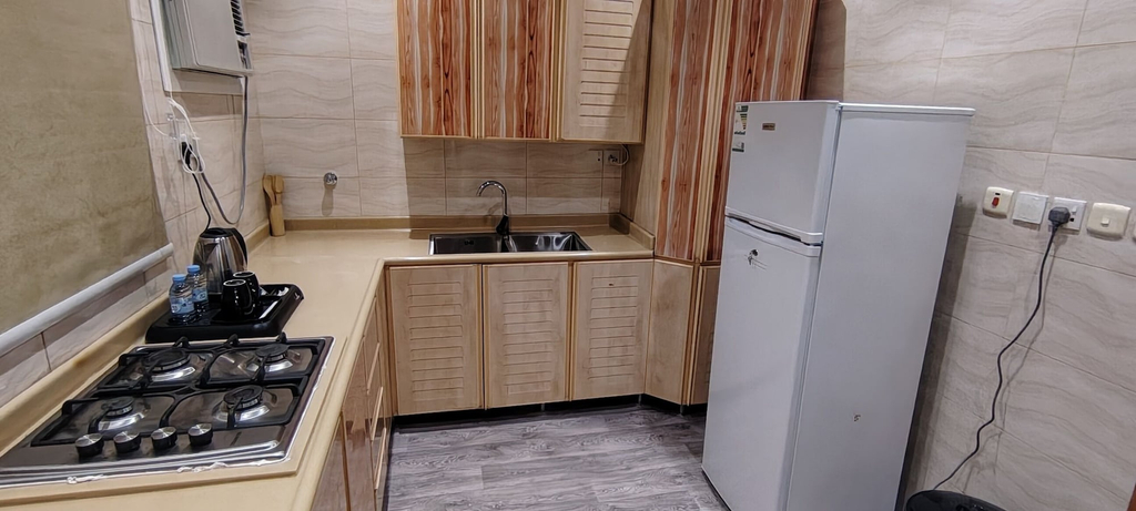 Private kitchen 4, AZHAAR Suites Furnished Apartments ازهار للاجنحة المفروشة, Al Madinah Al Munawwarah