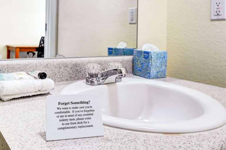 Bathroom 4, Suburban Studios Westminster Denver North, Adams