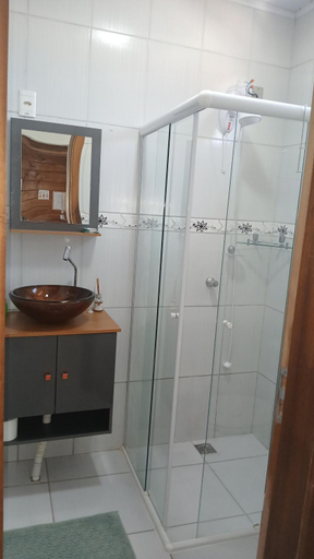 Bathroom 2, Suite 77 privativa , ha 11km da vila germanica, Blumenau