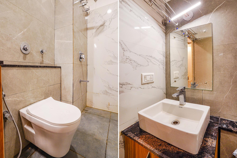 Bathroom 4, FabHotel Prime The Waves - Sarjapura, Bangalore