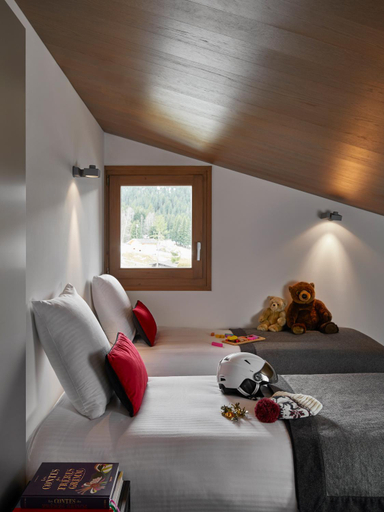 Bedroom 3, Chalet Alpen Valley, Mont-Blanc, Haute-Savoie
